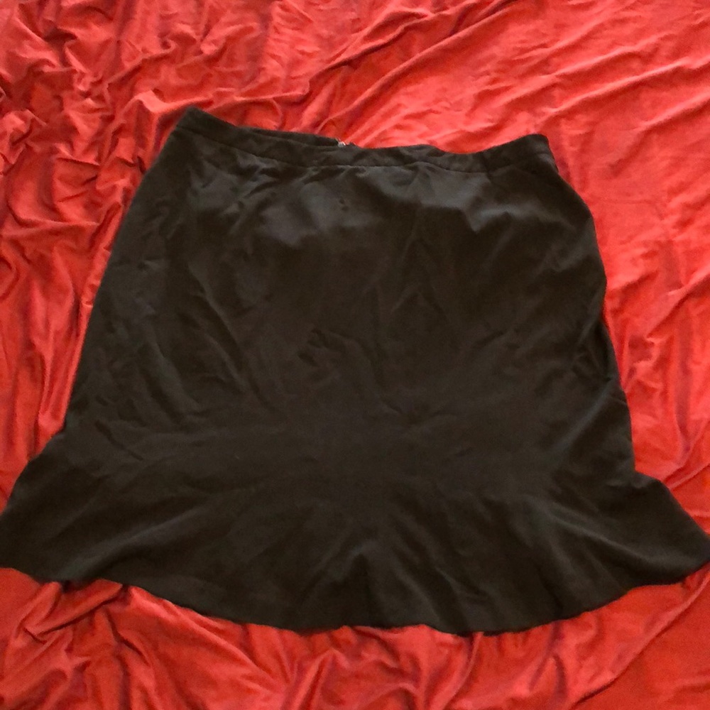 Black Flared Skirt Size 20